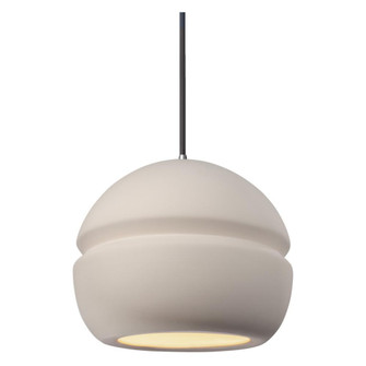 Small Sphere 1-Light LED Pendant (254|CER-6410-BIS-CROM-BKCD-LED1-700)