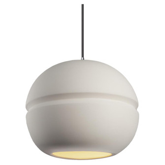 Large Sphere 1-Light LED Pendant (254|CER-6415-BIS-CROM-BKCD-LED2-1400)