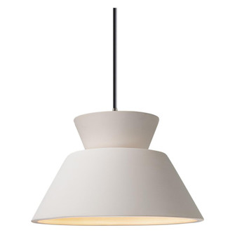 Trapezoid 1-Light LED Pendant (254|CER-6420-BIS-NCKL-BKCD-LED1-700)