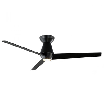 Slim Flush Mount Ceiling Fan (7200|FH-W2003-52L-MB)