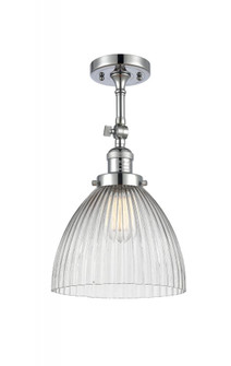 Seneca Falls - 1 Light - 10 inch - Polished Chrome - Adjustable Semi-Flush Mount (3442|201F-PC-G222-LED)