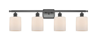 Cobbleskill - 4 Light - 35 inch - Matte Black - Bath Vanity Light (3442|516-4W-BK-G111-LED)