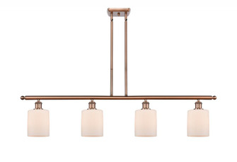 Cobbleskill - 4 Light - 48 inch - Antique Copper - Stem hung - Island Light (3442|516-4I-AC-G111)