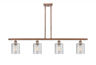 Cobbleskill - 4 Light - 48 inch - Antique Copper - Stem hung - Island Light (3442|516-4I-AC-G112-LED)