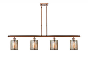 Cobbleskill - 4 Light - 48 inch - Antique Copper - Stem hung - Island Light (3442|516-4I-AC-G116-LED)