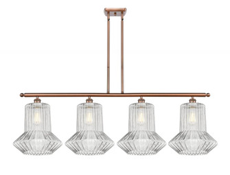 Springwater - 4 Light - 50 inch - Antique Copper - Stem hung - Island Light (3442|516-4I-AC-G212)