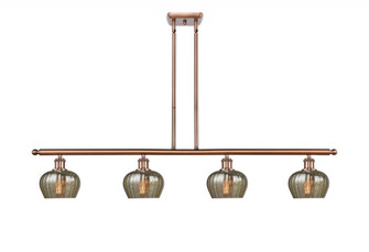 Fenton - 4 Light - 48 inch - Antique Copper - Stem hung - Island Light (3442|516-4I-AC-G96)