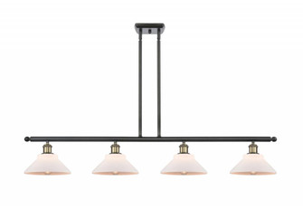 Orwell - 4 Light - 48 inch - Black Antique Brass - Stem hung - Island Light (3442|516-4I-BAB-G131)