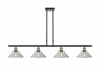 Orwell - 4 Light - 48 inch - Black Antique Brass - Stem hung - Island Light (3442|516-4I-BAB-G132-LED)