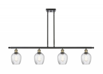 Salina - 4 Light - 48 inch - Black Antique Brass - Stem hung - Island Light (3442|516-4I-BAB-G292)