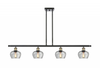 Fenton - 4 Light - 48 inch - Black Antique Brass - Stem hung - Island Light (3442|516-4I-BAB-G92-LED)