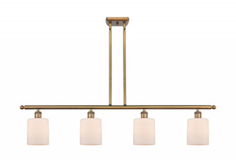 Cobbleskill - 4 Light - 48 inch - Brushed Brass - Cord hung - Island Light (3442|516-4I-BB-G111)