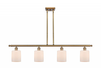 Cobbleskill - 4 Light - 48 inch - Brushed Brass - Stem hung - Island Light (3442|516-4I-BB-G111-LED)