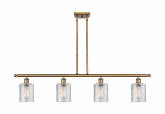 Cobbleskill - 4 Light - 48 inch - Brushed Brass - Stem hung - Island Light (3442|516-4I-BB-G112)