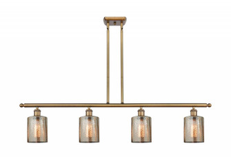 Cobbleskill - 4 Light - 48 inch - Brushed Brass - Stem hung - Island Light (3442|516-4I-BB-G116)