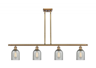 Caledonia - 4 Light - 48 inch - Brushed Brass - Stem hung - Island Light (3442|516-4I-BB-G257-LED)
