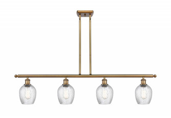 Salina - 4 Light - 48 inch - Brushed Brass - Stem hung - Island Light (3442|516-4I-BB-G292-LED)