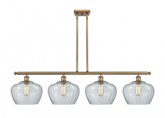 Fenton - 4 Light - 49 inch - Brushed Brass - Stem hung - Island Light (3442|516-4I-BB-G92-L-LED)