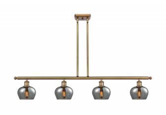 Fenton - 4 Light - 48 inch - Brushed Brass - Stem hung - Island Light (3442|516-4I-BB-G93)