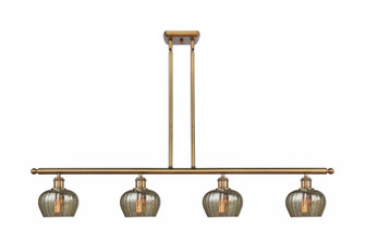 Fenton - 4 Light - 48 inch - Brushed Brass - Stem hung - Island Light (3442|516-4I-BB-G96)
