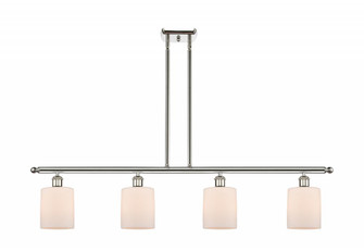 Cobbleskill - 4 Light - 48 inch - Polished Nickel - Stem hung - Island Light (3442|516-4I-PN-G111-LED)