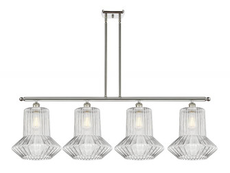 Springwater - 4 Light - 50 inch - Polished Nickel - Stem hung - Island Light (3442|516-4I-PN-G212)