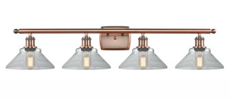 Orwell - 4 Light - 38 inch - Antique Copper - Bath Vanity Light (3442|516-4W-AC-G132-LED)