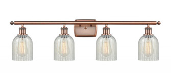 Caledonia - 4 Light - 35 inch - Antique Copper - Bath Vanity Light (3442|516-4W-AC-G2511)