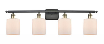 Cobbleskill - 4 Light - 35 inch - Black Antique Brass - Bath Vanity Light (3442|516-4W-BAB-G111-LED)