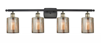 Cobbleskill - 4 Light - 35 inch - Black Antique Brass - Bath Vanity Light (3442|516-4W-BAB-G116-LED)