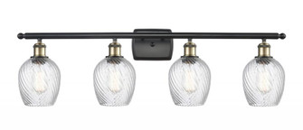 Salina - 4 Light - 36 inch - Black Antique Brass - Bath Vanity Light (3442|516-4W-BAB-G292)
