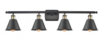Smithfield - 4 Light - 37 inch - Black Antique Brass - Bath Vanity Light (3442|516-4W-BAB-M8)