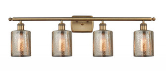 Cobbleskill - 4 Light - 35 inch - Brushed Brass - Bath Vanity Light (3442|516-4W-BB-G116)