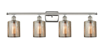 Cobbleskill - 4 Light - 35 inch - Polished Nickel - Bath Vanity Light (3442|516-4W-PN-G116-LED)