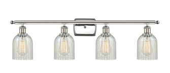 Caledonia - 4 Light - 35 inch - Polished Nickel - Bath Vanity Light (3442|516-4W-PN-G2511-LED)