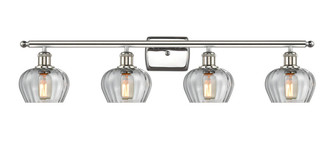 Fenton - 4 Light - 37 inch - Polished Nickel - Bath Vanity Light (3442|516-4W-PN-G92)