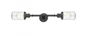 Dover - 2 Light - 5 inch - Oil Rubbed Bronze - Adjustable Bath Vanity Light (3442|208L-OB-G314-LED)
