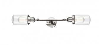 Dover - 2 Light - 5 inch - Polished Nickel - Adjustable Bath Vanity Light (3442|208L-PN-G312-LED)