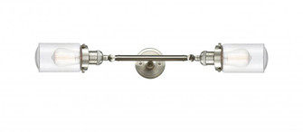 Dover - 2 Light - 5 inch - Brushed Satin Nickel - Adjustable Bath Vanity Light (3442|208L-SN-G314-LED)