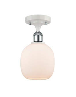 Belfast - 1 Light - 6 inch - White Polished Chrome - Semi-Flush Mount (3442|516-1C-WPC-G101-LED)