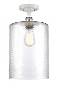 Cobbleskill - 1 Light - 9 inch - White Polished Chrome - Semi-Flush Mount (3442|516-1C-WPC-G112-L-LED)