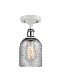 Caledonia - 1 Light - 5 inch - White Polished Chrome - Semi-Flush Mount (3442|516-1C-WPC-G257-LED)