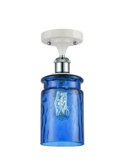 Candor 1 Light Semi-Flush Mount (3442|516-1C-WPC-G352-BL-LED)