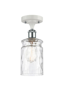 Candor - 1 Light - 5 inch - White Polished Chrome - Semi-Flush Mount (3442|516-1C-WPC-G352-LED)