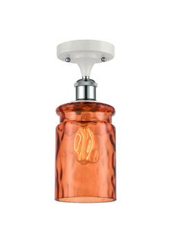 Candor 1 Light Semi-Flush Mount (3442|516-1C-WPC-G352-TUR)