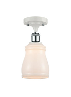 Ellery - 1 Light - 5 inch - White Polished Chrome - Semi-Flush Mount (3442|516-1C-WPC-G391)