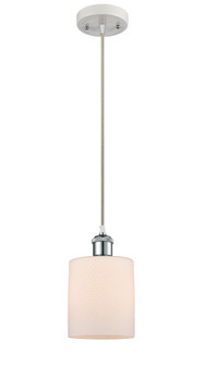 Cobbleskill - 1 Light - 5 inch - White Polished Chrome - Cord hung - Mini Pendant (3442|516-1P-WPC-G111)