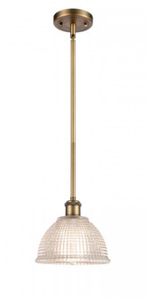 Arietta - 1 Light - 8 inch - Brushed Brass - Mini Pendant (3442|516-1S-BB-G422-LED)