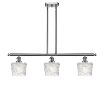 Niagara - 3 Light - 36 inch - Brushed Satin Nickel - Stem hung - Island Light (3442|516-3I-SN-G402-LED)