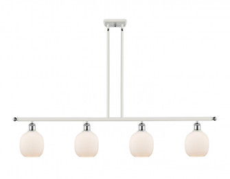 Belfast - 4 Light - 48 inch - White Polished Chrome - Stem hung - Island Light (3442|516-4I-WPC-G101)